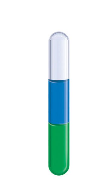 Aura-Soma® Light Beamer (Lichtstrahler) Phiole - B3 Blau / Grün