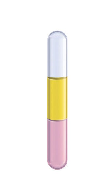 Aura-Soma® Light Beamer (Lichtstrahler) Phiole - B22 Gelb / Rosa