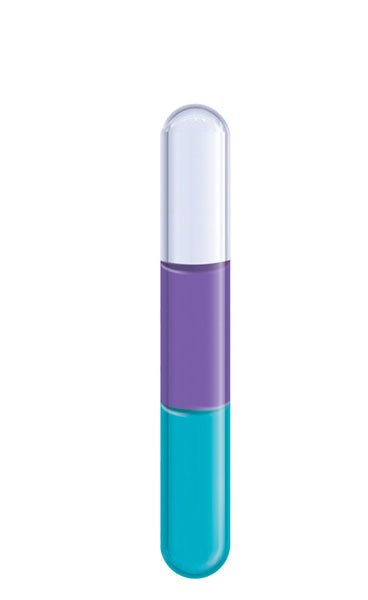 Aura-Soma® Light Beamer (Lichtstrahler) Phiole - B24 Violett / Türkis
