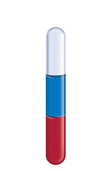 Aura-Soma® Light Beamer (Lichtstrahler) Phiole - B30 Blau / Rot