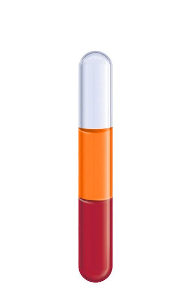 Aura-Soma® Light Beamer (Lichtstrahler) Phiole - B115 Orange / Rot