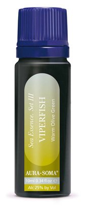 Aura-Soma® Meeres-Essenz 10ml - 34 Viperfish - Warmes Olivgrün